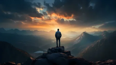 Peaceful Mountain View