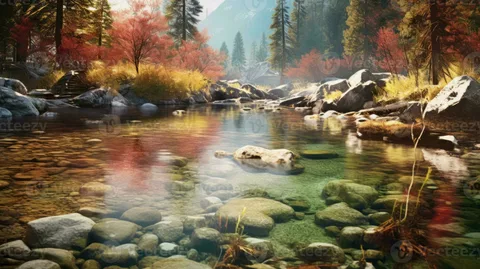 Scenic River Landscape